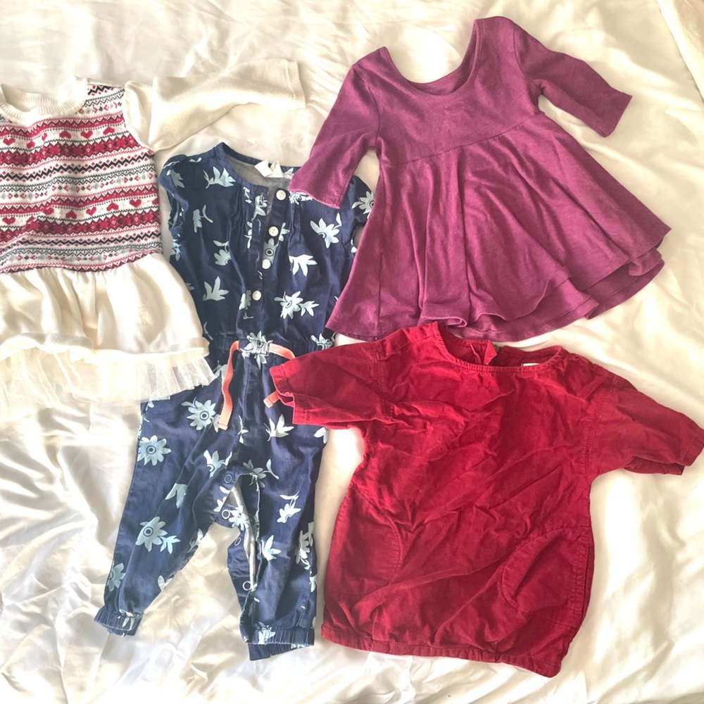 Lot of four 18 mo dresses
